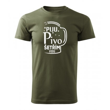 Piju pivo, šetřím vodu